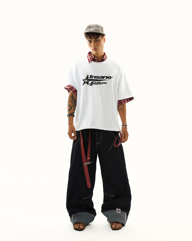 Insane® Shooting Star Tee - White