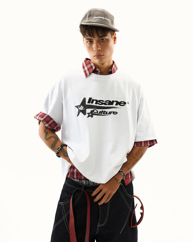 Insane® Shooting Star Tee - White