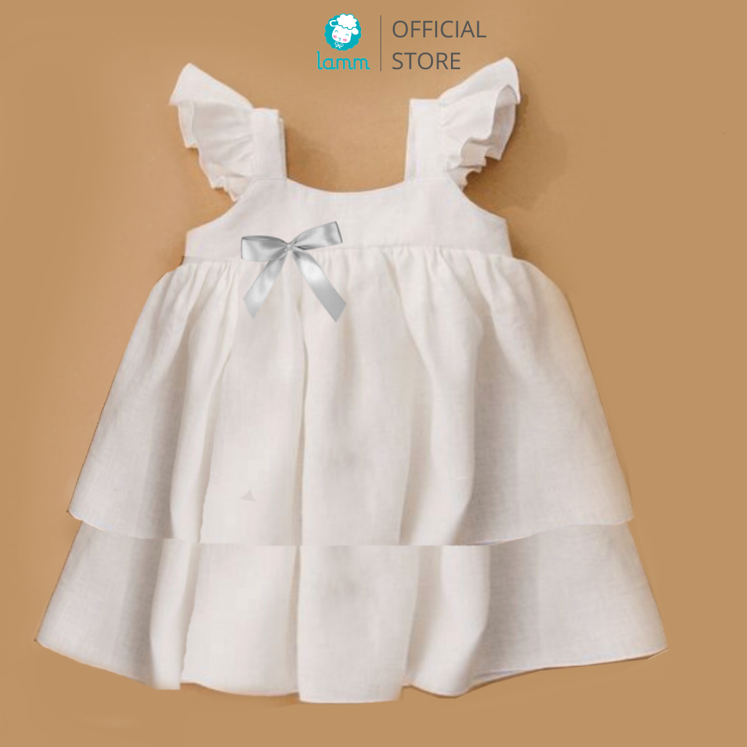 Premier Fabric| Váy dài tay linen babydoll phối ren - Lovekids -  LOVEKIDS.VN - Vietnamese Children Clothing Brands.