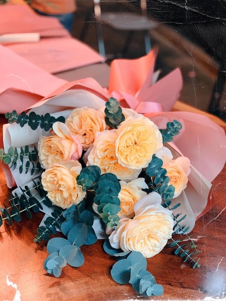 Bó hoa hồng ngoại juliet - bó hoa sinh nhật đẹp quận cầu giấy