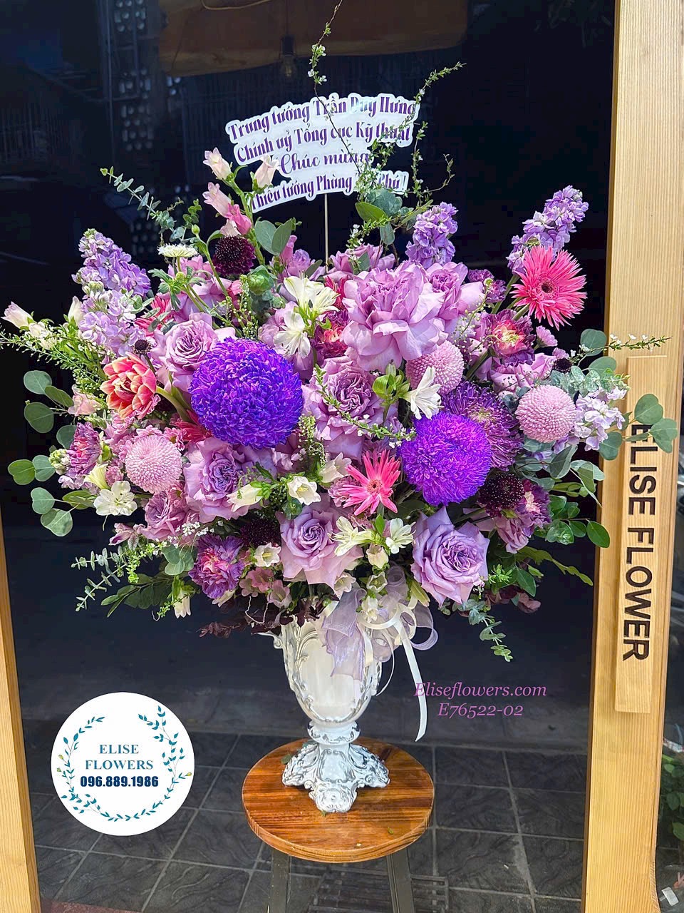Bình hoa khai trương Hà Nội. Mua bình hoa khai trương chúc mừng. Eliseflowers