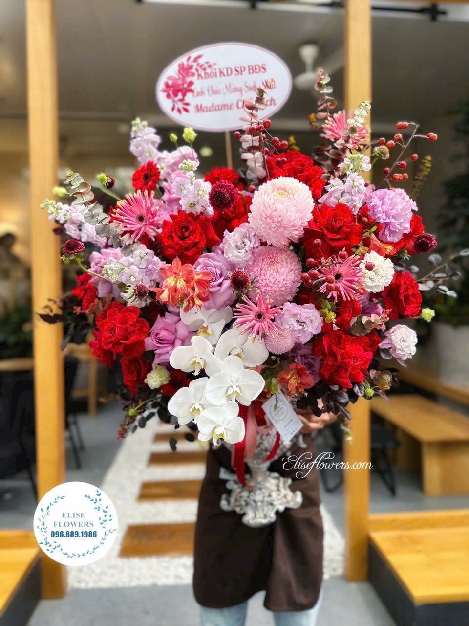 Bình hoa khai trương số 1 HN. Đặt bình hoa khai trương tại Eliseflowers