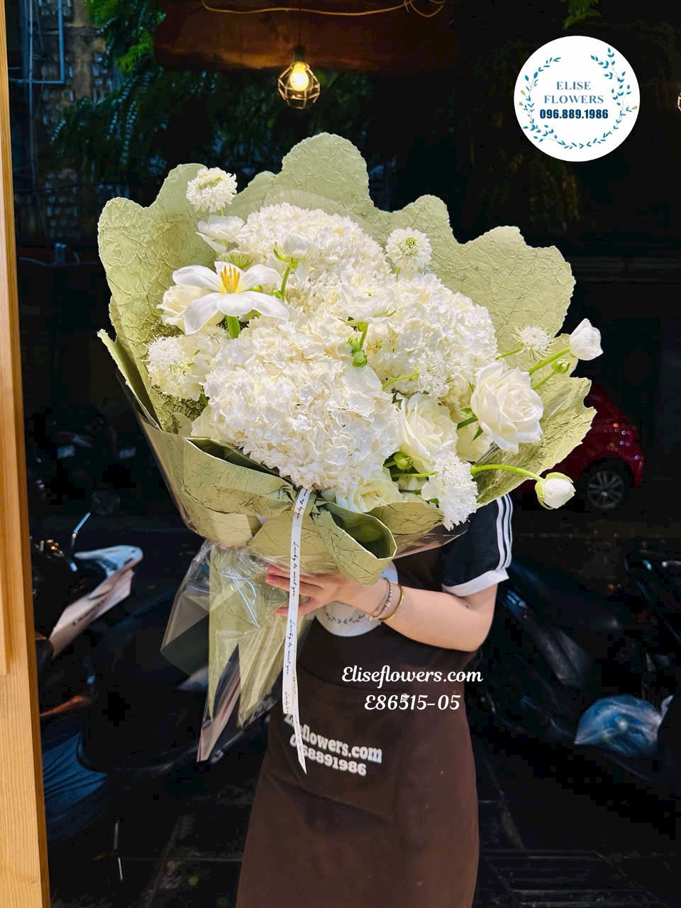 Hoa tặng mẹ. Bó cẩm tú cầu tặng sinh nhật mẹ. Eliseflowers