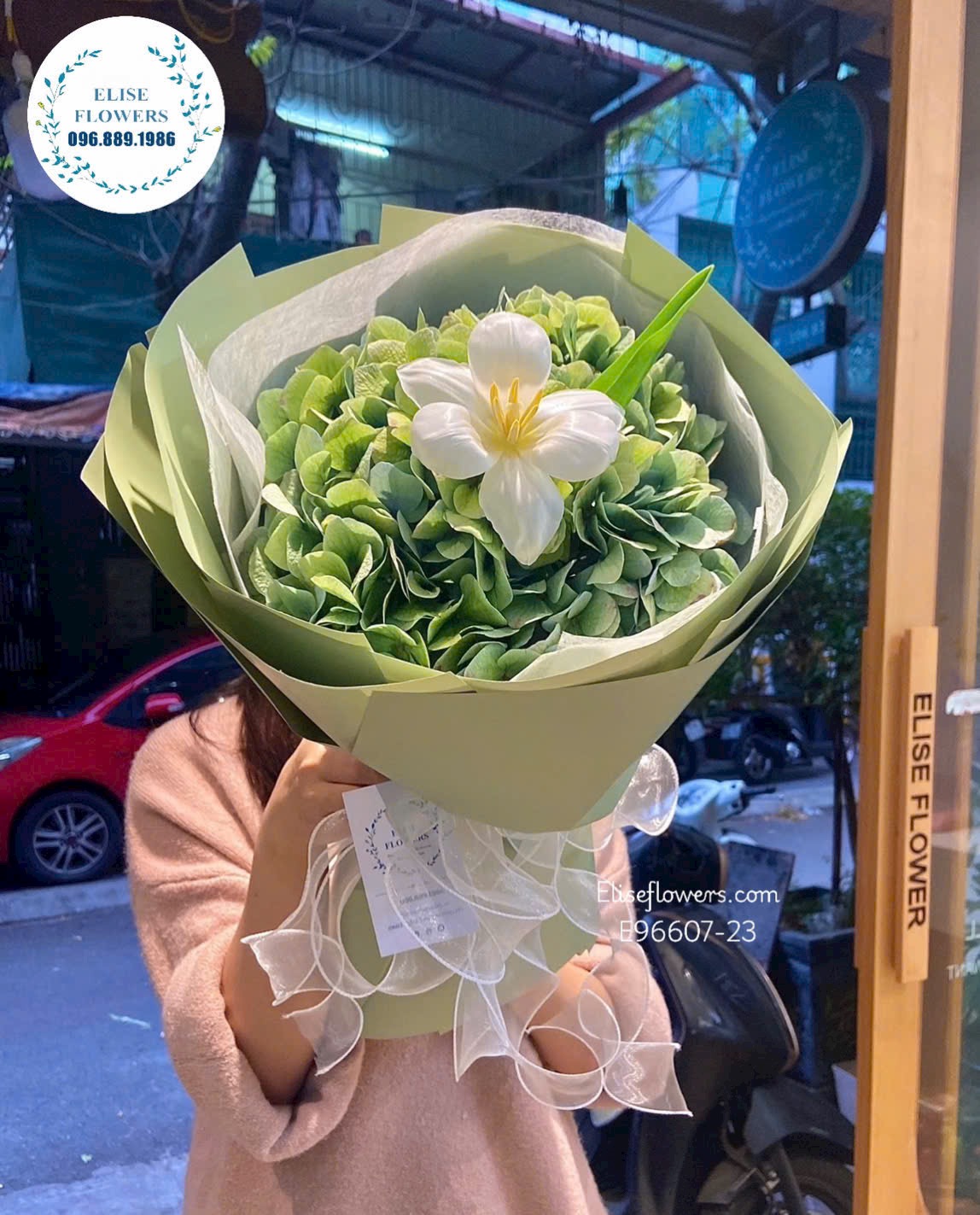 Hoa xin lỗi tinh tế. Bó hoa cẩm tú cầu mix tulip nhỏ nhắn xin lỗi người thương | Eliseflowers