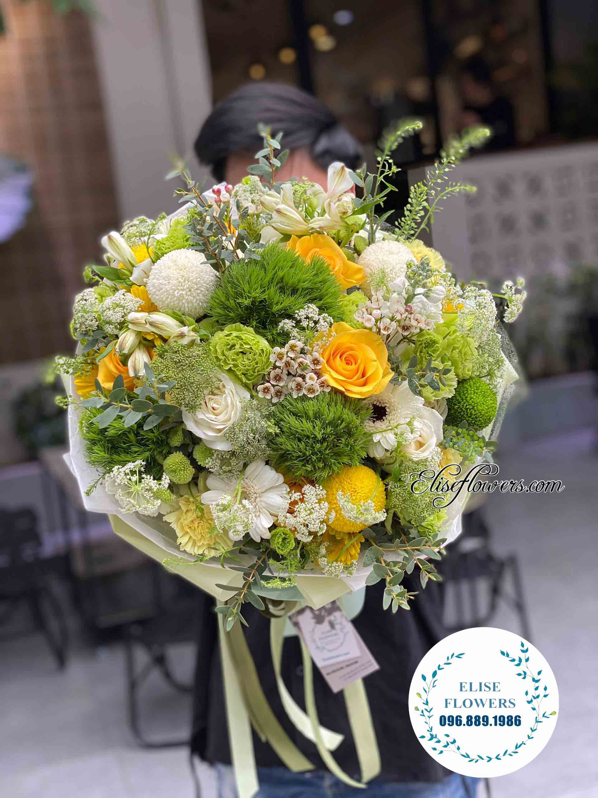 Bó hoa tặng chồng yêu đẹp nhất - Hoa sinh nhật ông xã ở Hà Nội. Hoa sinh nhật chông đẹp ở quận Cầu Giấy, Hà nội.