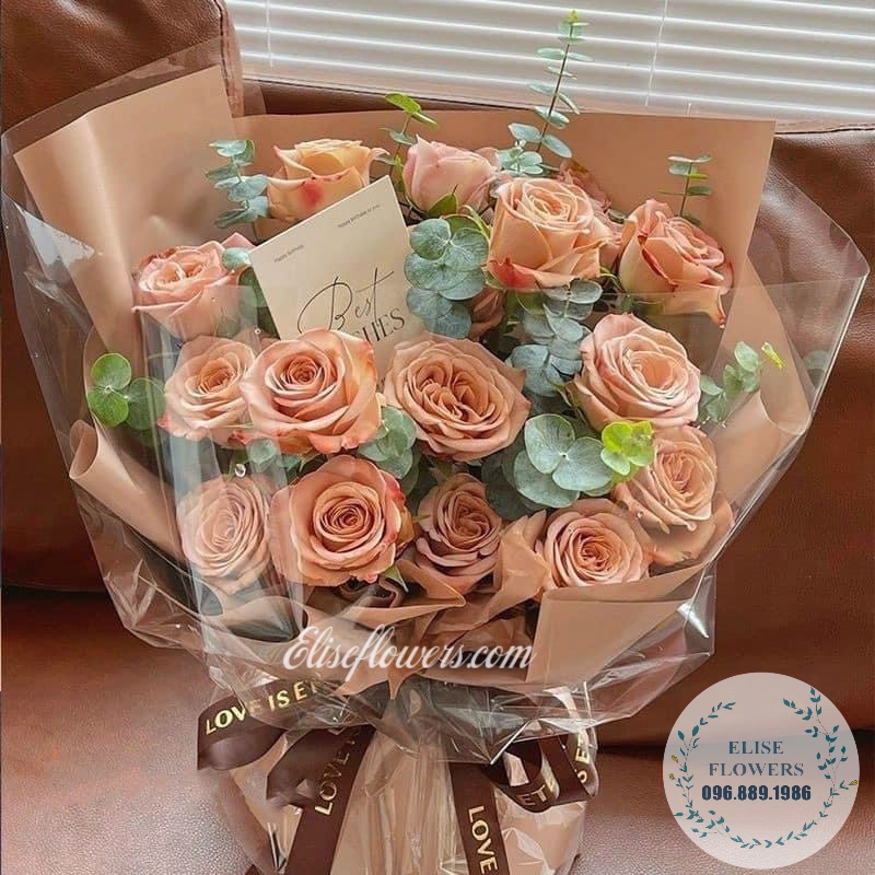 Bó hoa chúc mừng sinh nhật bạn thân. Hoa sinh nhật đẹp tại Hà Nội