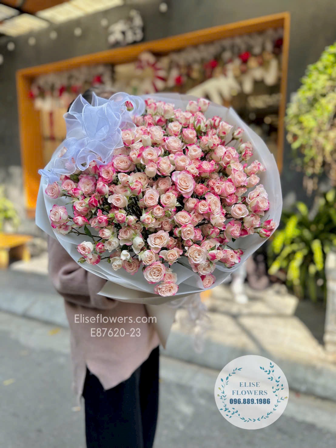 Đặt mua Online bó hoa hồng chùm chiết xạ xinh xắn tặng người yêu, vợ, người thương | Eliseflowers
