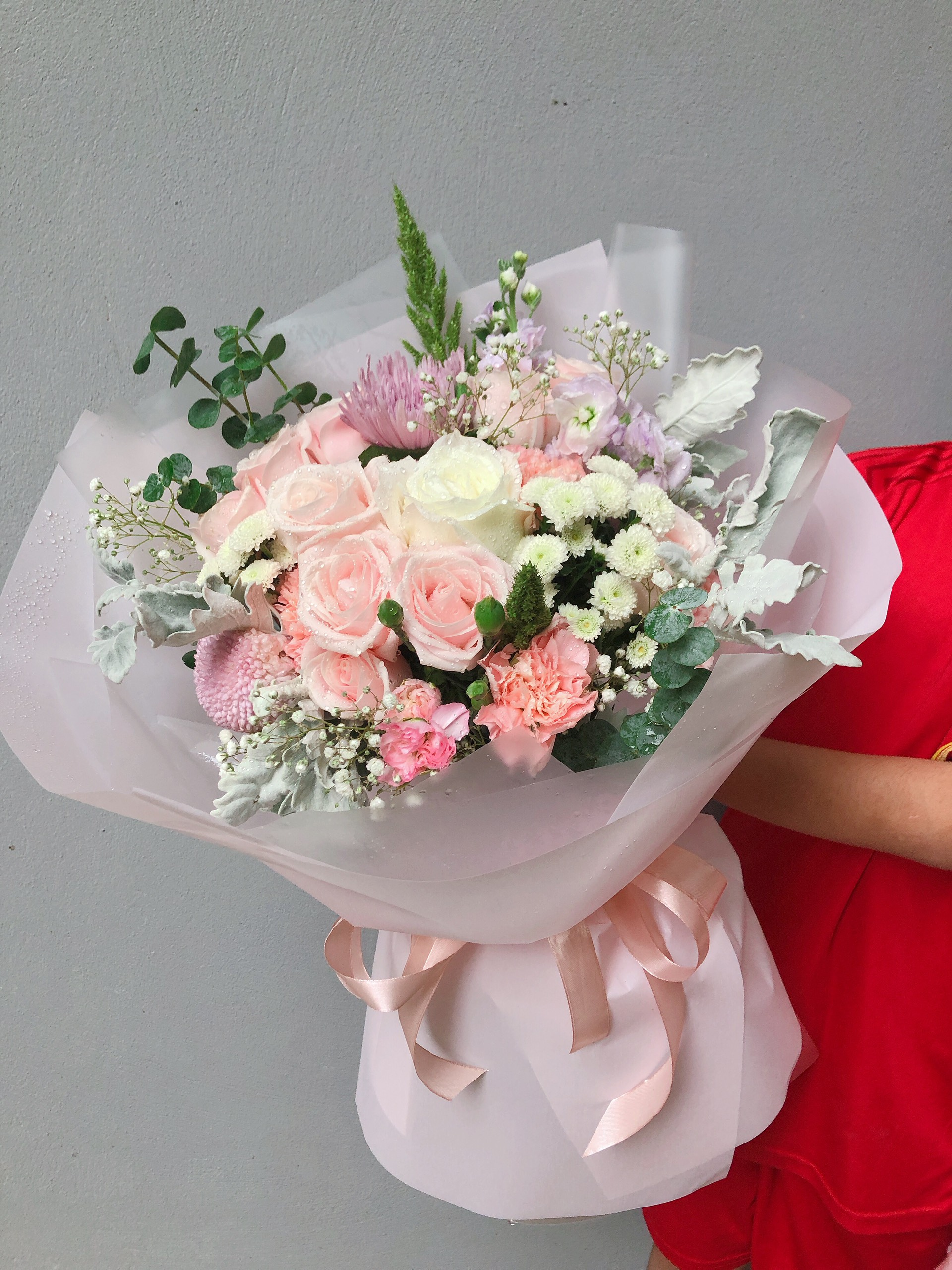 Bó hoa hồng đẹp - bó hoa tặng sinh nhật - bó hoa tặng bạn gái - elise flowers