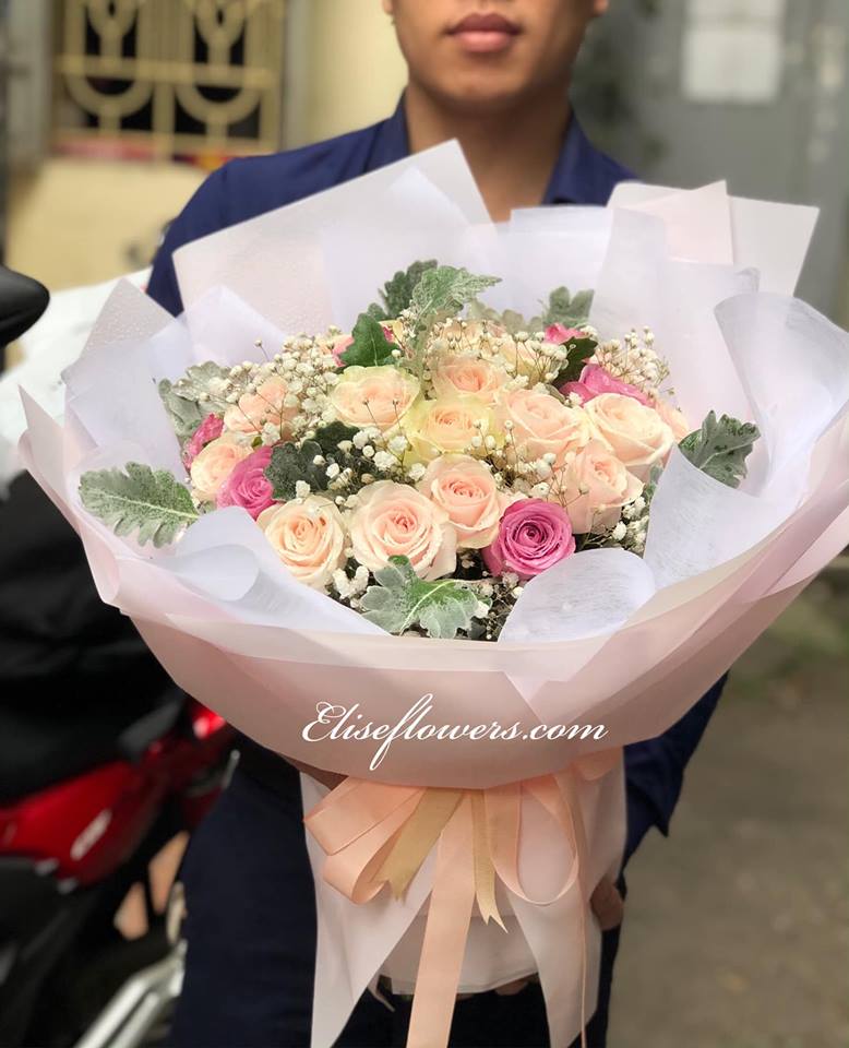 Bó hoa tươi tặng sinh nhặt | hoa tặng sinh nhật đẹp