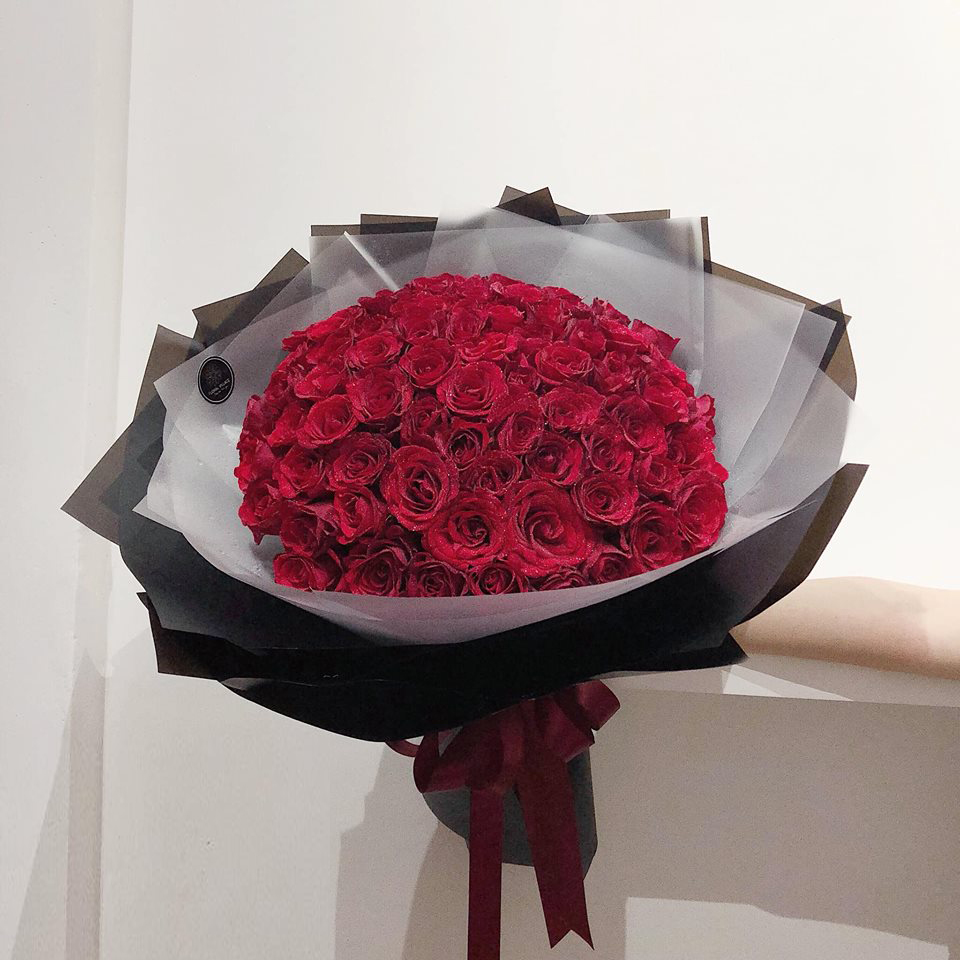 BÓ HOA HỒNG ĐỎ 60 BÔNG - Elise flowers - Shop hoa quận CẦU GIẤY