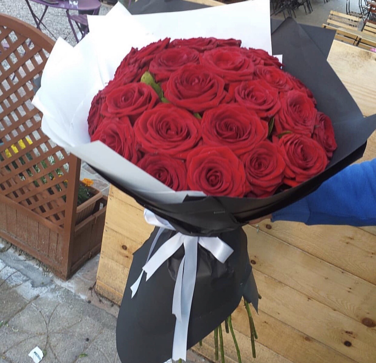 Bó hoa hồng đỏ đẹp - bó hoa hồng đỏ nhập khẩu 30 bông - elise flowers