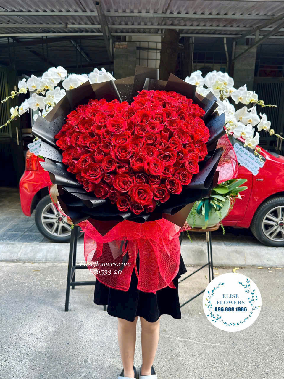 Bó hoa hồng đỏ đẹp. Bó hoa hồng đỏ hình trái tim đẹp