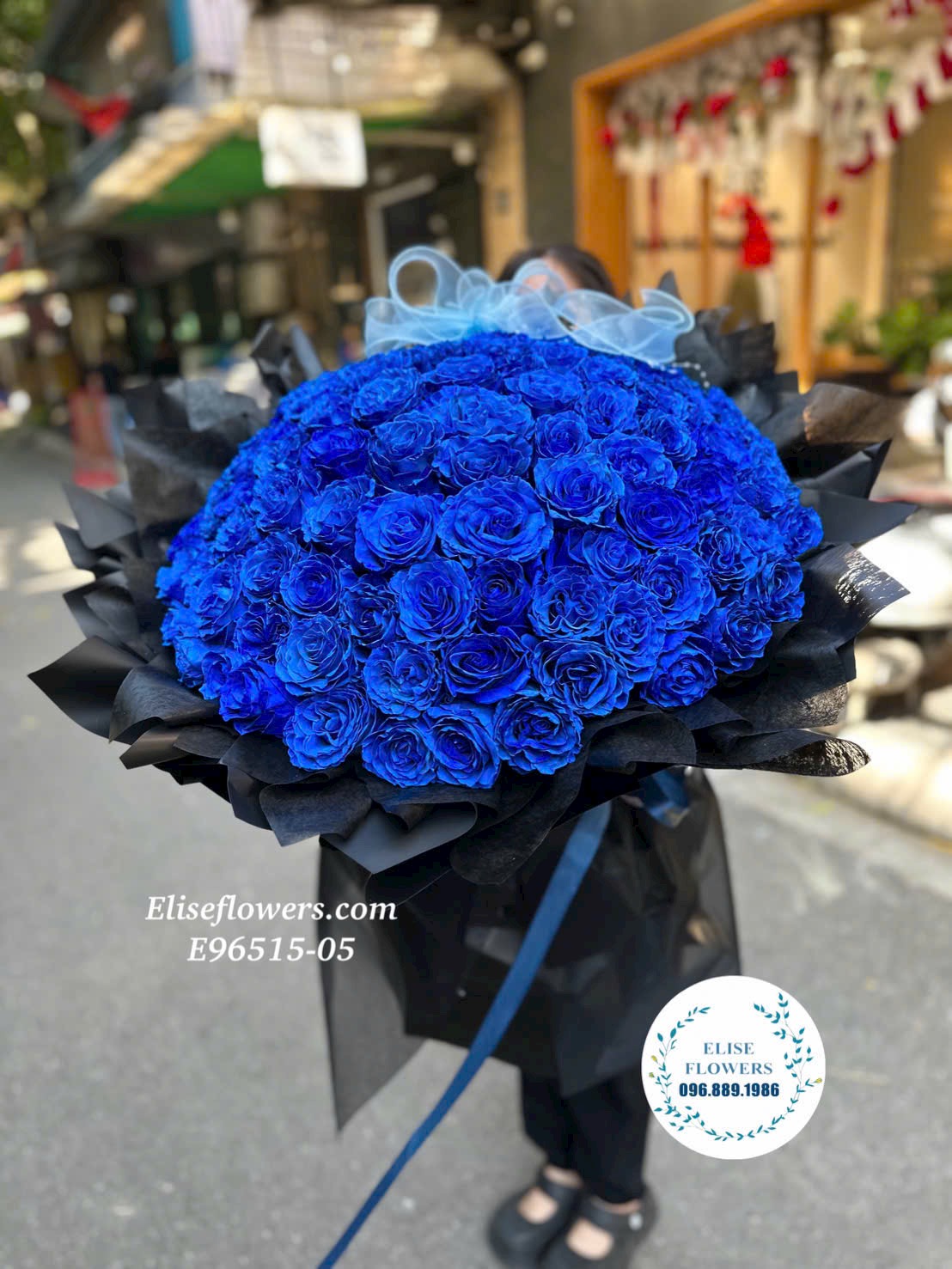 Bó hoa hồng ecuador xanh. Bó hoa hồng nhập khẩu 100 bông. Hoa cao cấp tặng người yêu