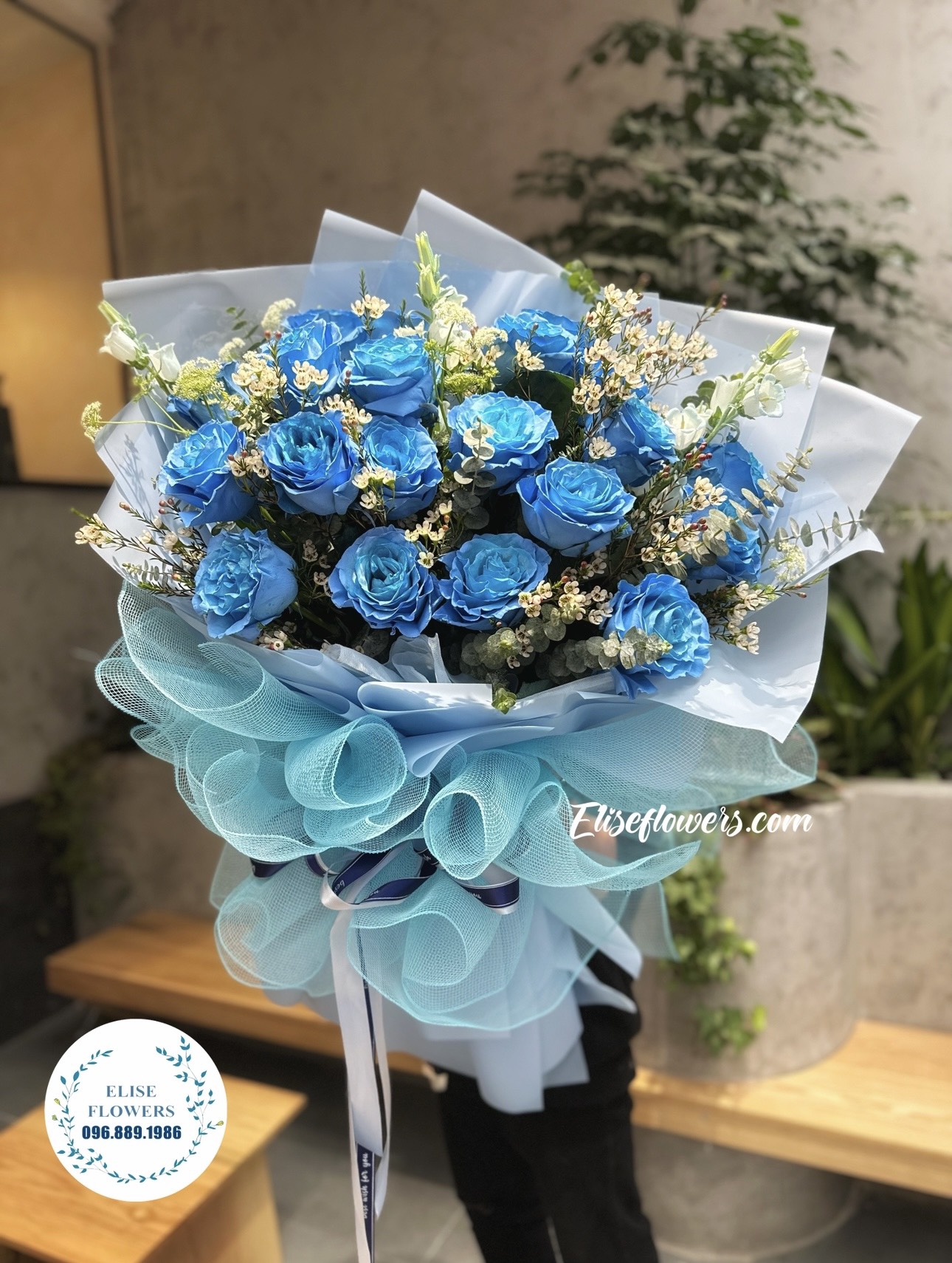 Bó hoa hồng nhập khẩu đẹp ở Hà Nội. Hoa tươi nhập khẩu Hà Nội. Elise Flowers