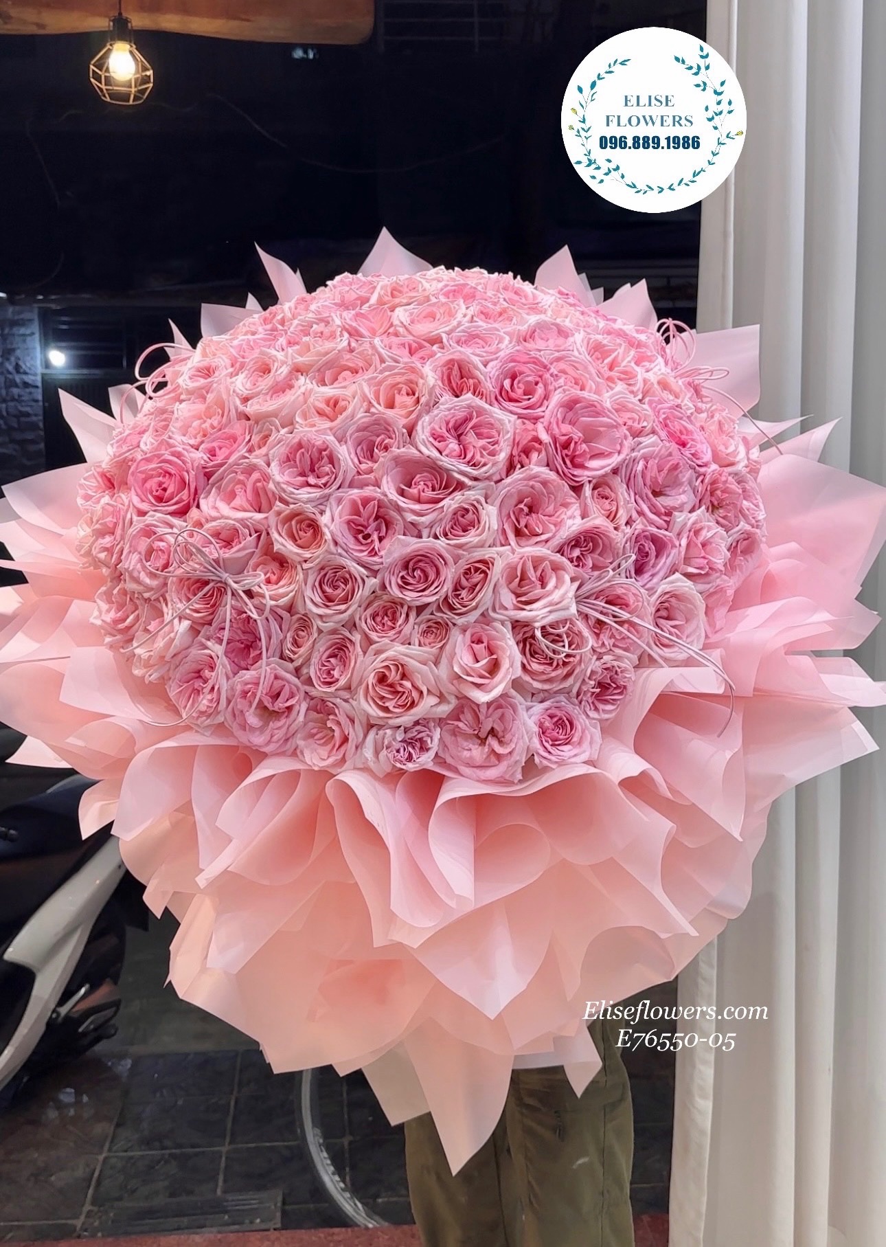 Hoa valentine Hà Nội. Hoa tình yêu đẹp. Bó hoa hồng Ohara nhập khẩu tại quận Đống Đa