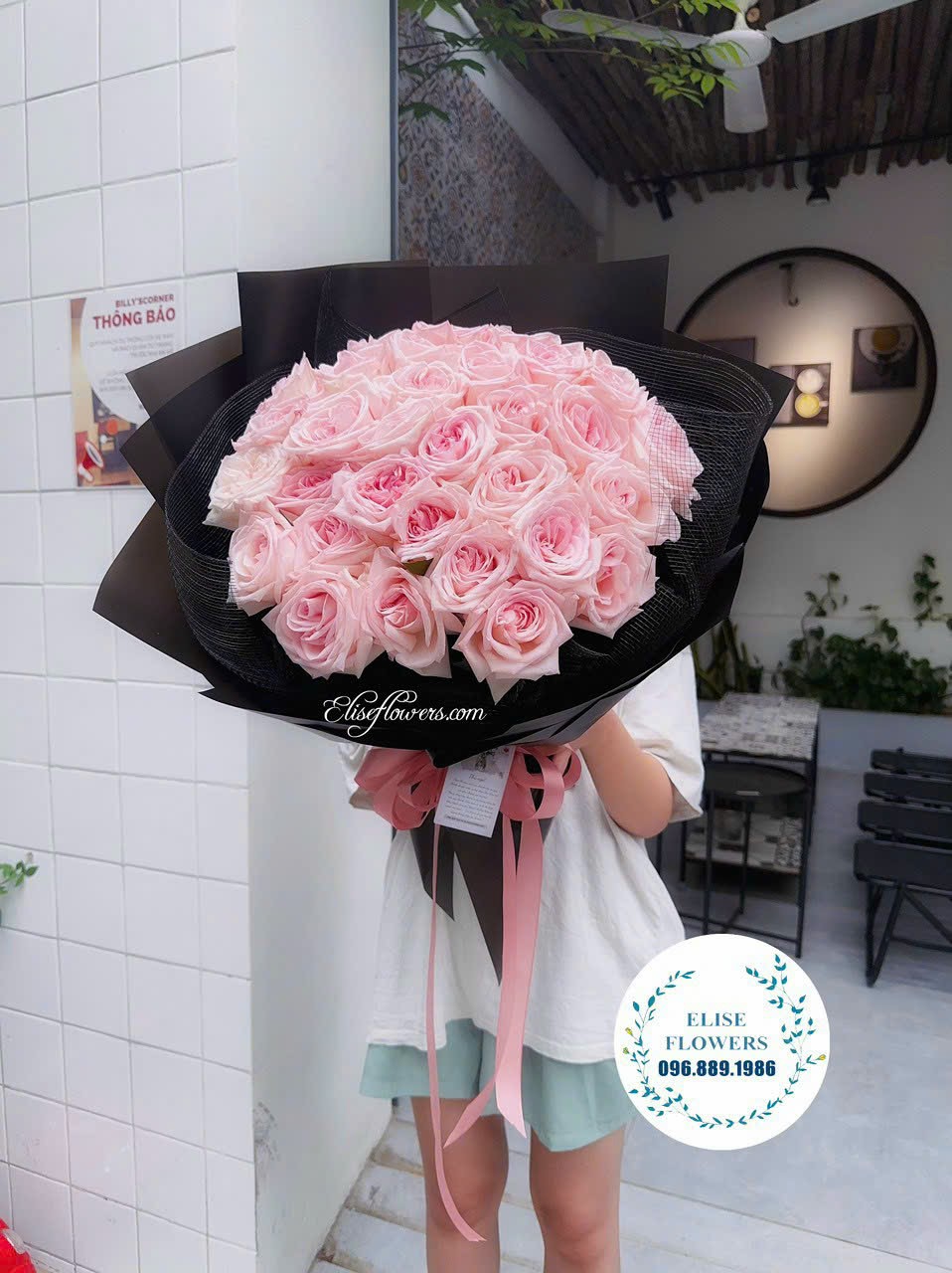 Bó hồng phấn Ohara tỏ tình bạn gái. Bó hoa tỏ tình đẹp nhất tại Hà Nội