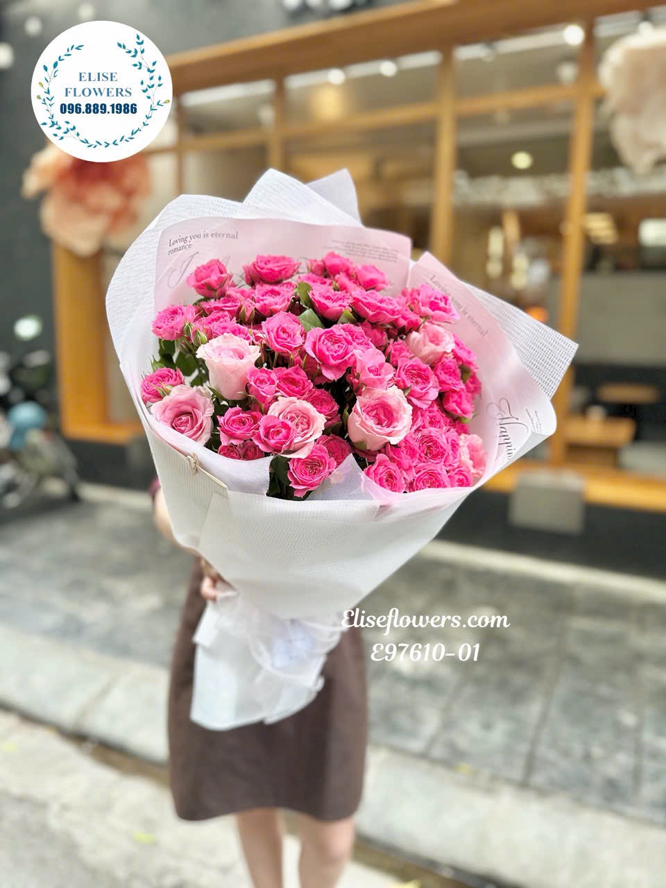 Hoa tỏ tình Hà Nội. Đặt mua bó hoa hồng Sophie tại Hà Nội