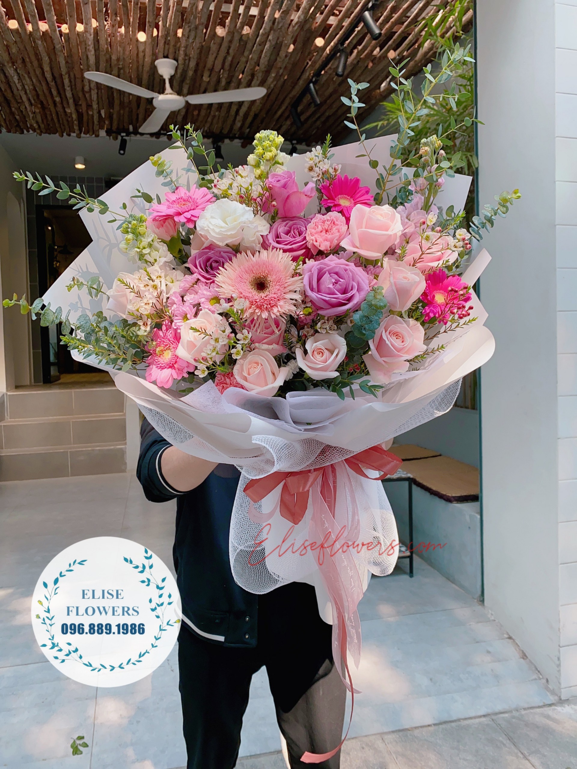 HOA TẶNG BẠN GÁI | BÓ HOA TONE HỒNG CHO NHỮNG CÔ NÀNG DỄ THƯƠNG