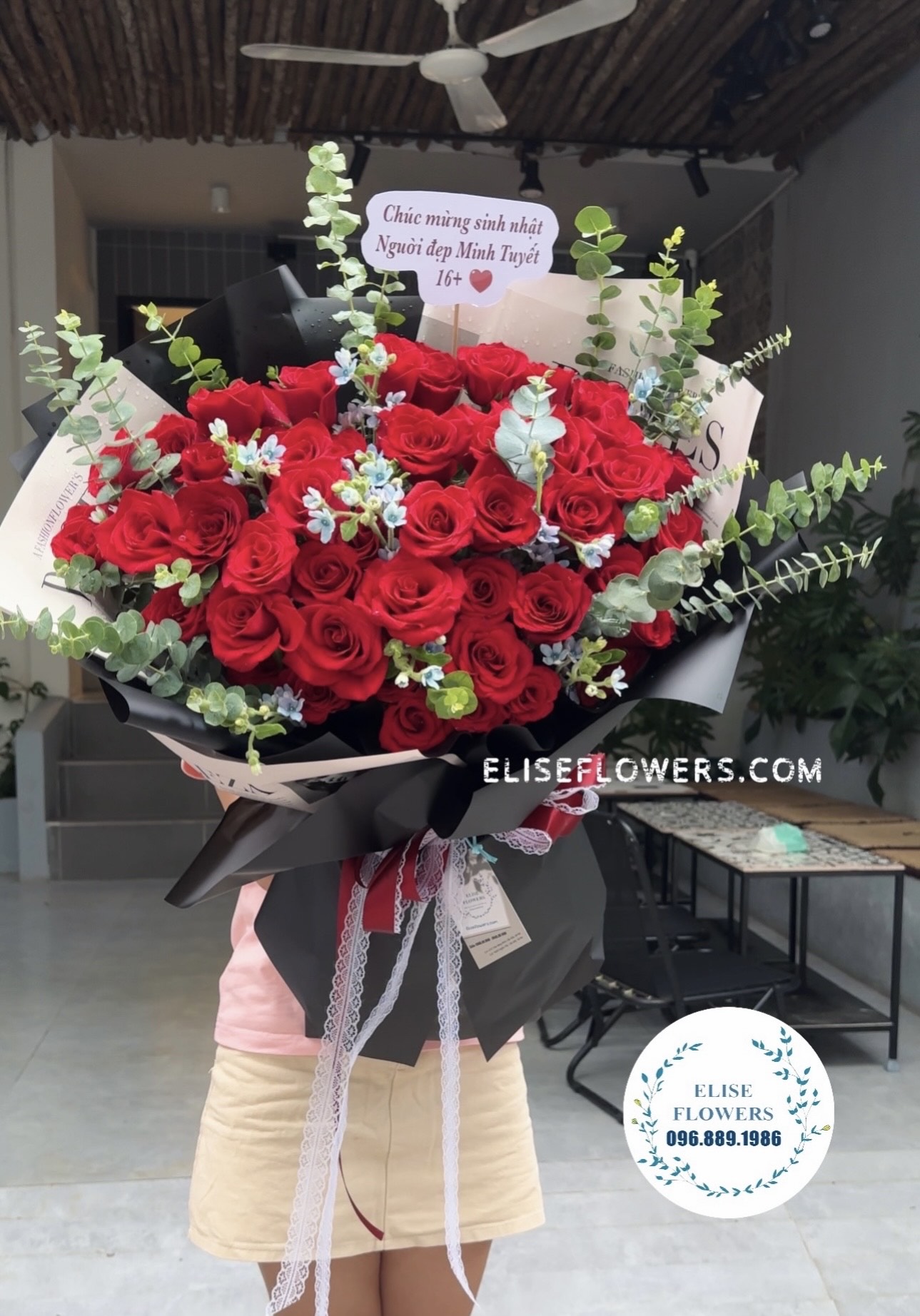 Bó hoa sinh nhật đẹp quận HOÀN KIẾM, HAI BÀ TRƯNG. HÀ NỘI. ELISE FLOWERS