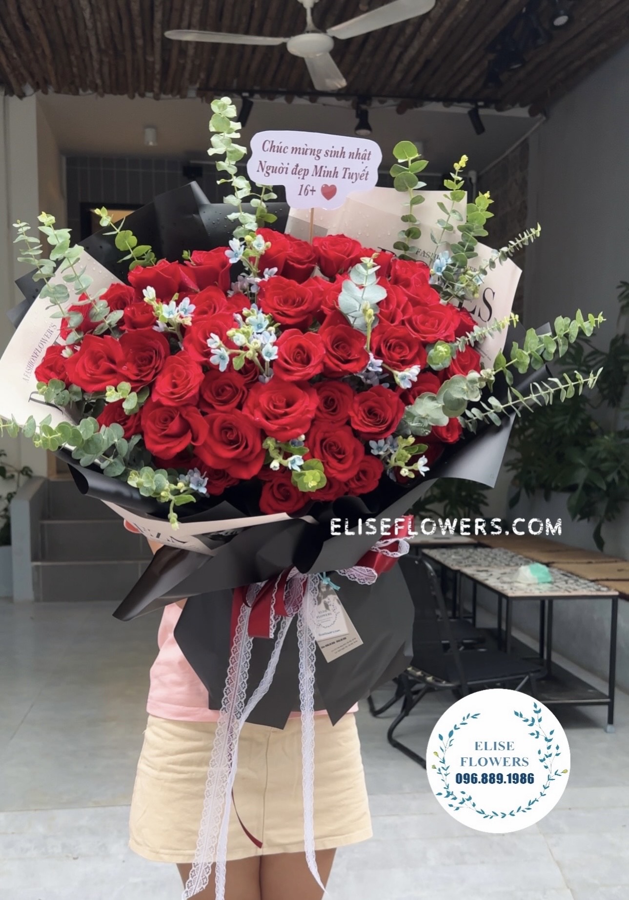 Bó hoa sinh nhật đẹp quận HOÀN KIẾM, HAI BÀ TRƯNG. HÀ NỘI. ELISE FLOWERS 