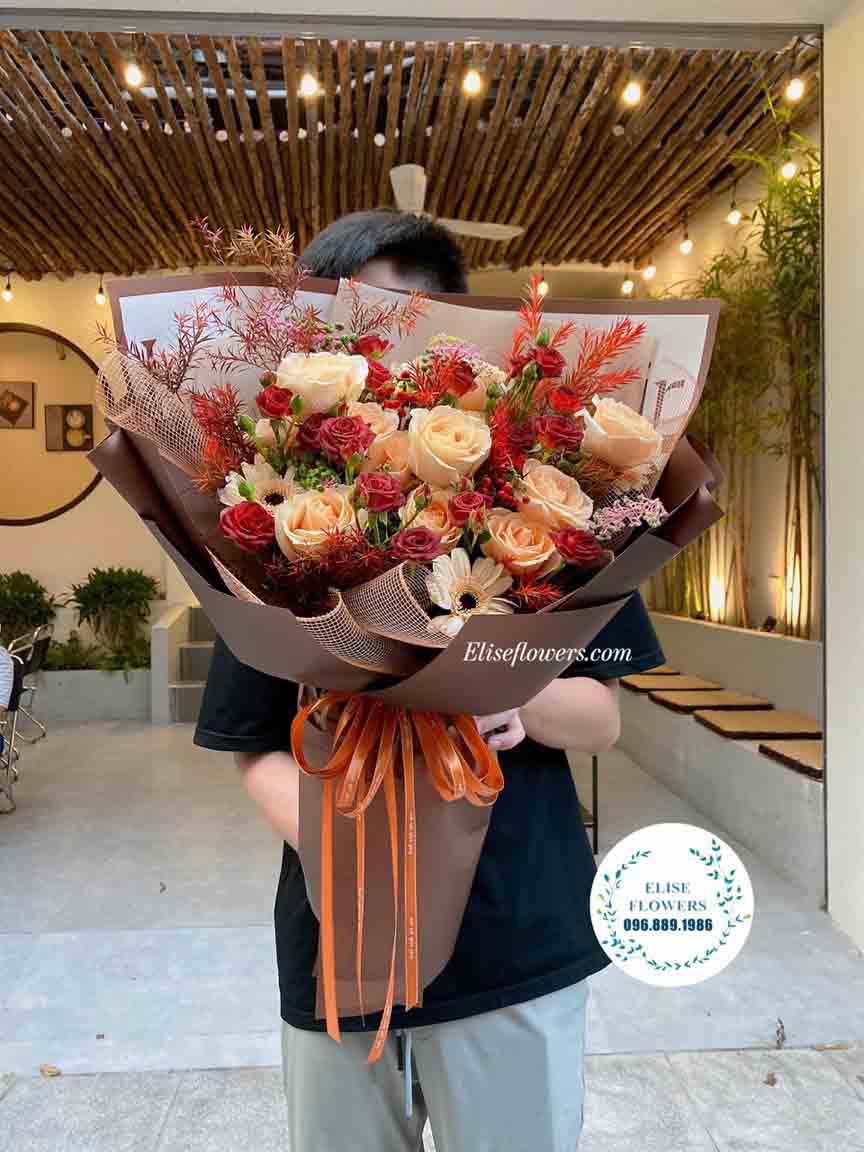 Bó hoa tươi Hà Nội | Điện hoa chúc mừng lễ tốt nghiệp, bảo vệ luận án thạc sĩ tiến sĩ tại quận Hoàn Kiếm - Hà Nội