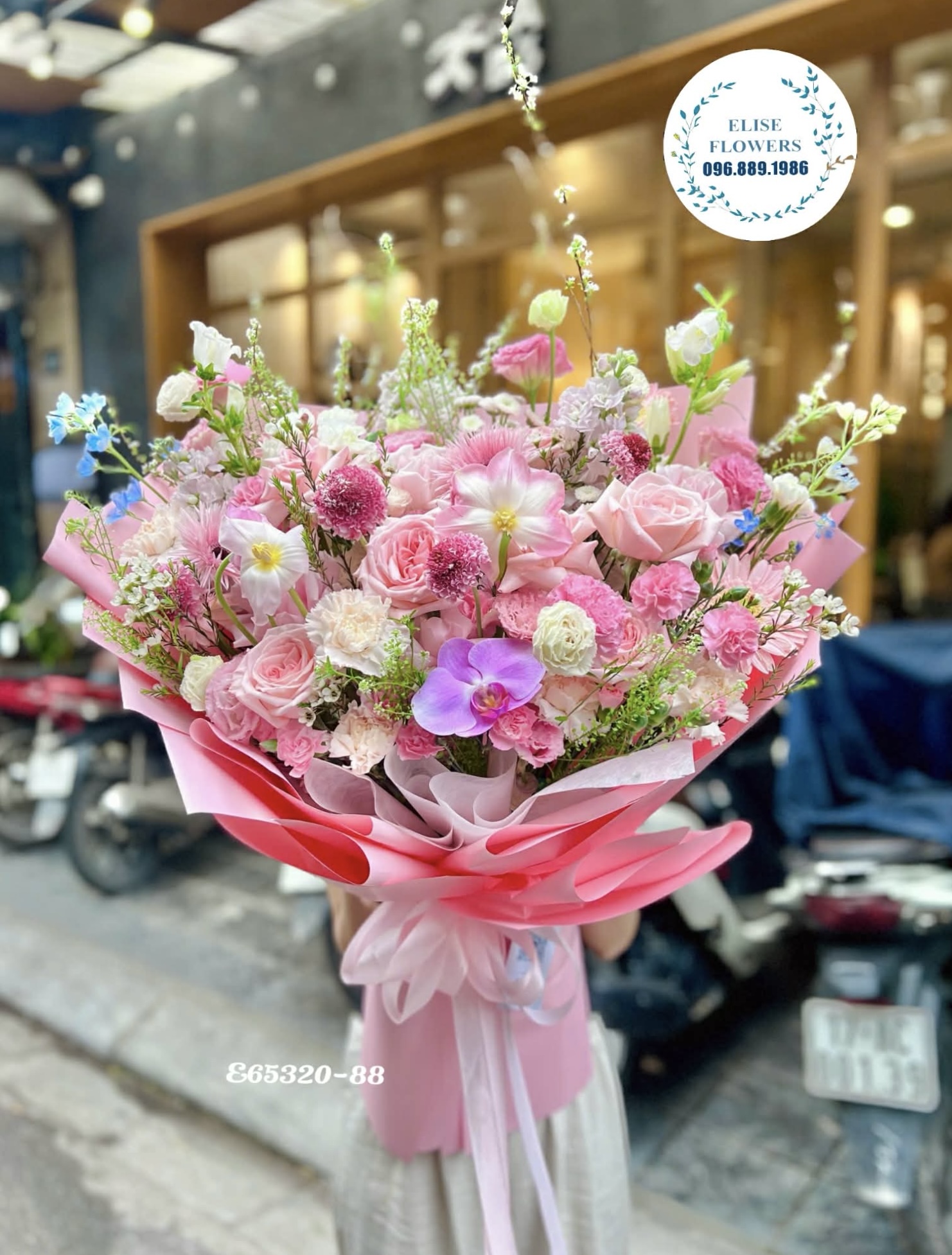 Bó hoa hồng ngọt ngào tặng người yêu, vợ yêu ở Hà Nội. Điện hoa Hà Nội Eliseflowers