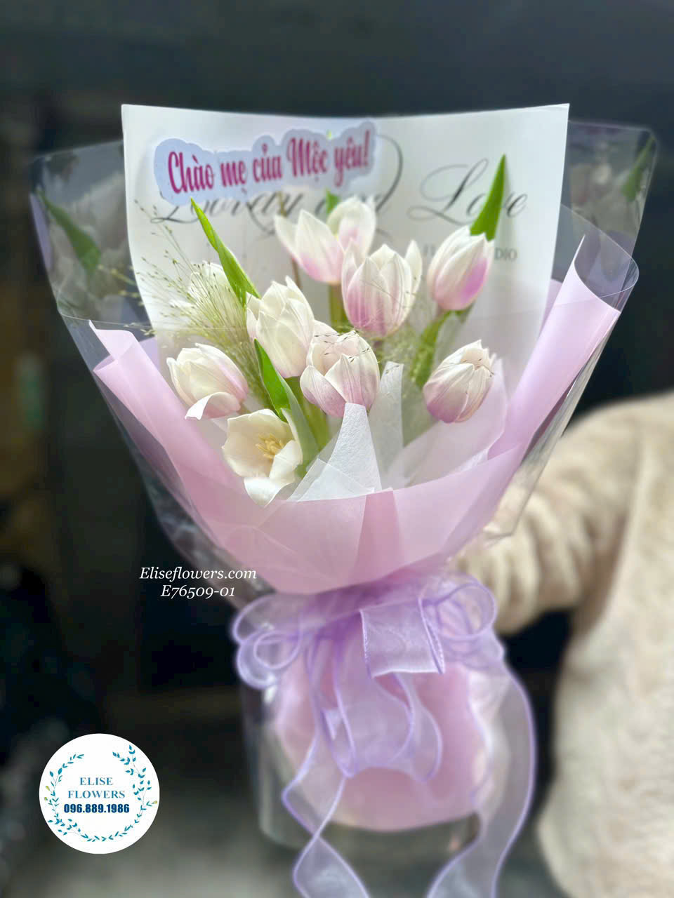 Bó hoa Tulip tặng sinh nhật đẹp. Đặt bó hoa Tulip tặng sinh nhật ở Hà Nội