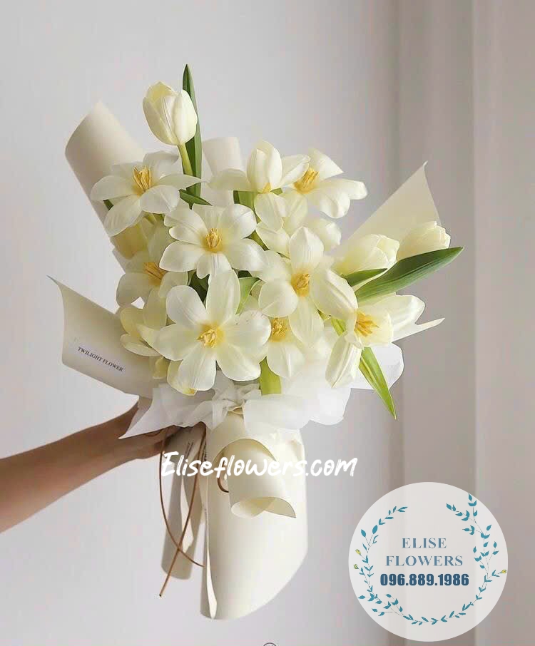 Bó hoa tươi nhập khẩu tại Hà Nội. Địa chỉ đặt hoa Tulip uy tín tại Hà Nội