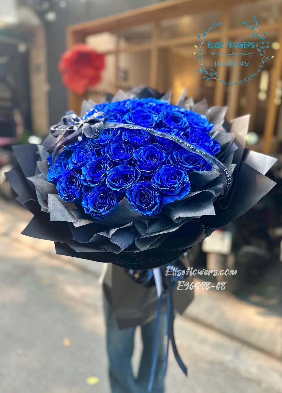 Bó hoa hồng nhập khẩu tặng bạn gái | Điện hoa nhập khẩu Hà Nội Eliseflowers.