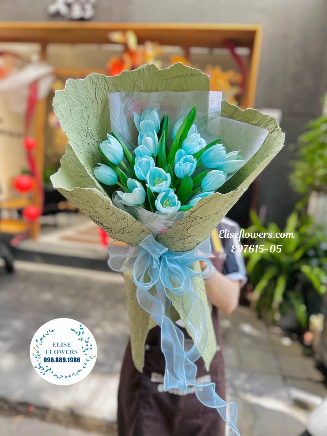 Hoa Tulip. Bó hoa Tulip tặng sinh nhật. Shop hoa nhập khẩu Eliseflowers