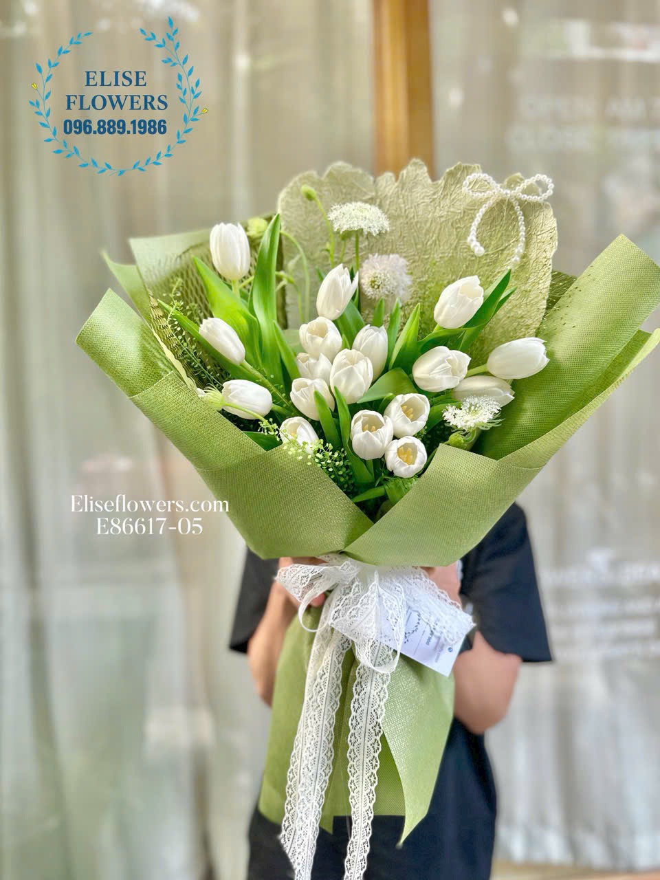 Bó hoa Tulip tặng sinh nhật đẹp, hiện đại. Hoa sinh nhật đẹp Hà Nội - Eliseflowers