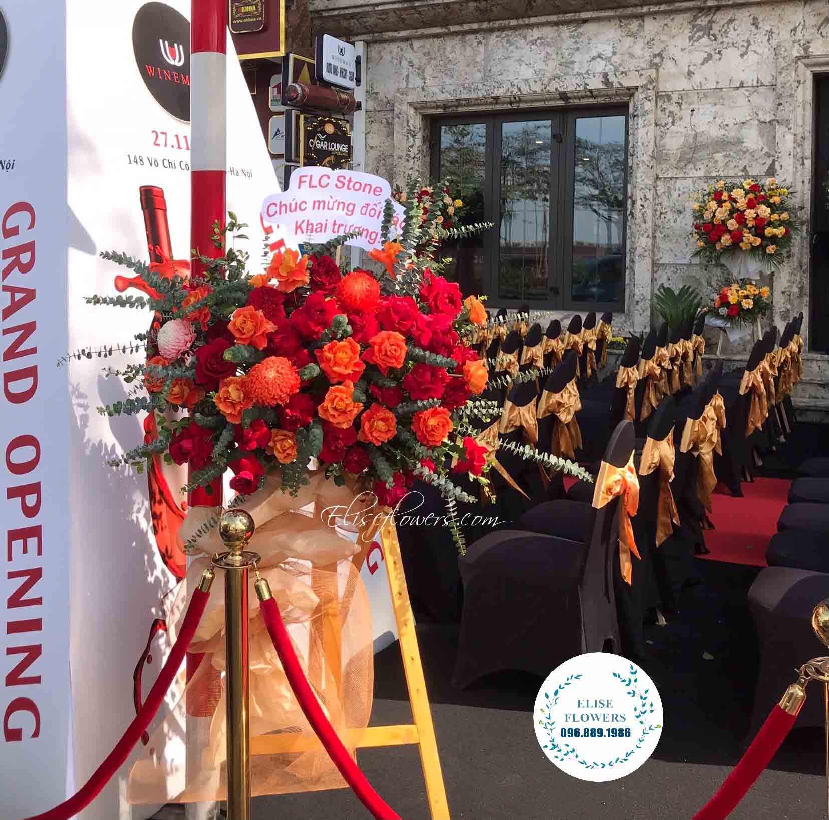 Hoa khai trương sang trọng ở Hà Nội - Đặt hoa khai trương sang trọng, hiện đại,uy tín ở Hà Nội