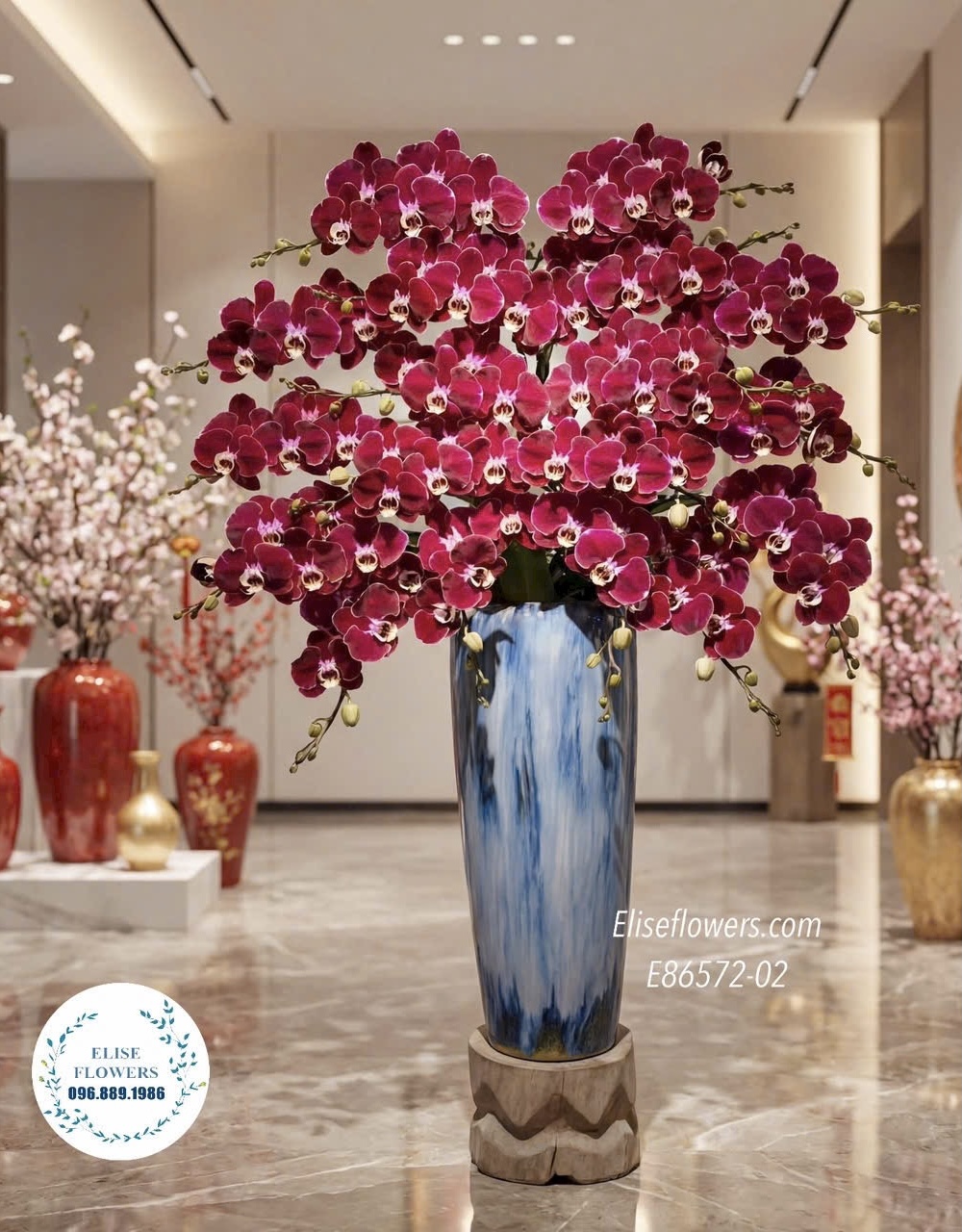 Lan hồ điệp sinh nhật. Chậu lan hồ điệp ngọc trai tặng sếp. Hoa tặng Sếp cao cấp. Điện hoa Hà Nội