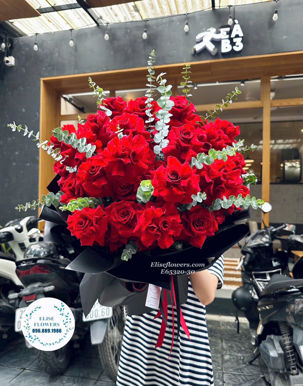 Đặt bó hoa hồng đỏ đẹp. Điện hoa hồng đỏ tặng bạn gái