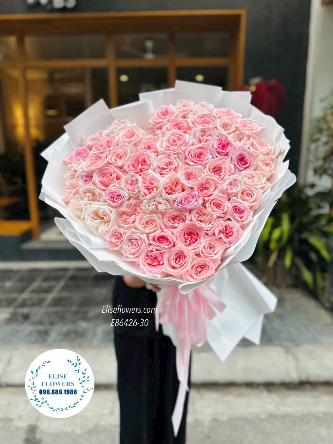  Bó hoa hồng Ohara ngọt ngào tặng bạn gái, người yêu. Bó hoa trái tim đẹp. Điạ chỉ mua hoa uy tín