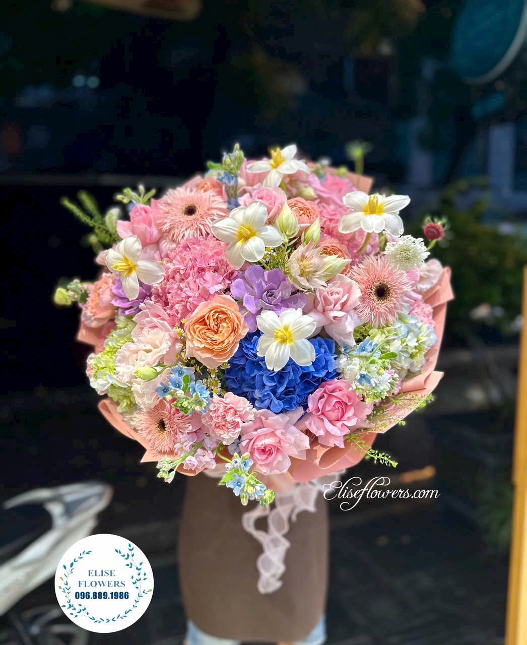 Mẫu bó hoa sinh nhật cao cấp ở Hà Nội. Điện hoa sinh nhật đẹp ở Hà Nội