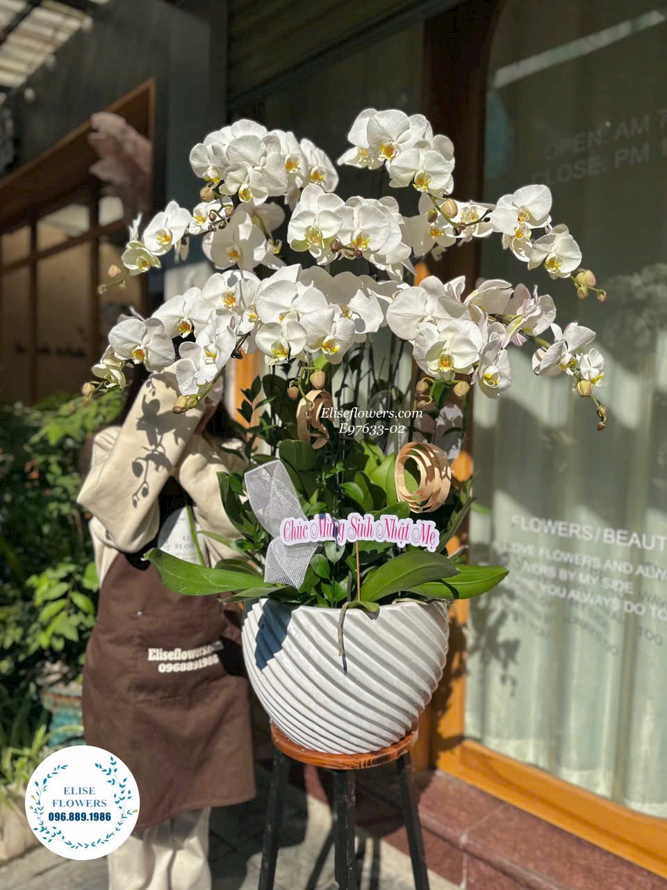 Đặt mua chậu lan hồ điệp Online cao cấp. Dịch vụ giao hoa tận nơi, nhanh chóng.