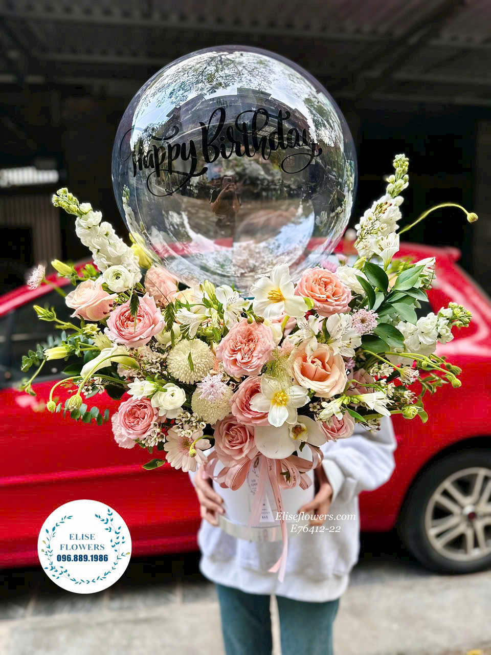 Hộp hoa sinh nhật đẹp tại Hà Nội. Điện hoa sinh nhật đẹp tại Hà Nội