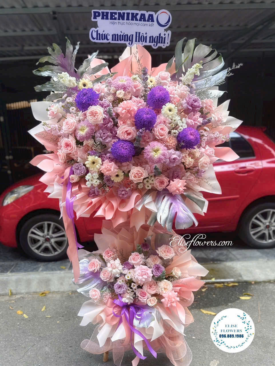 Kệ hoa kỷ niệm thành lập công ty cao cấp. Đặt mua kệ hoa kỷ niệm thành lập công ty tại HÀ NỘI