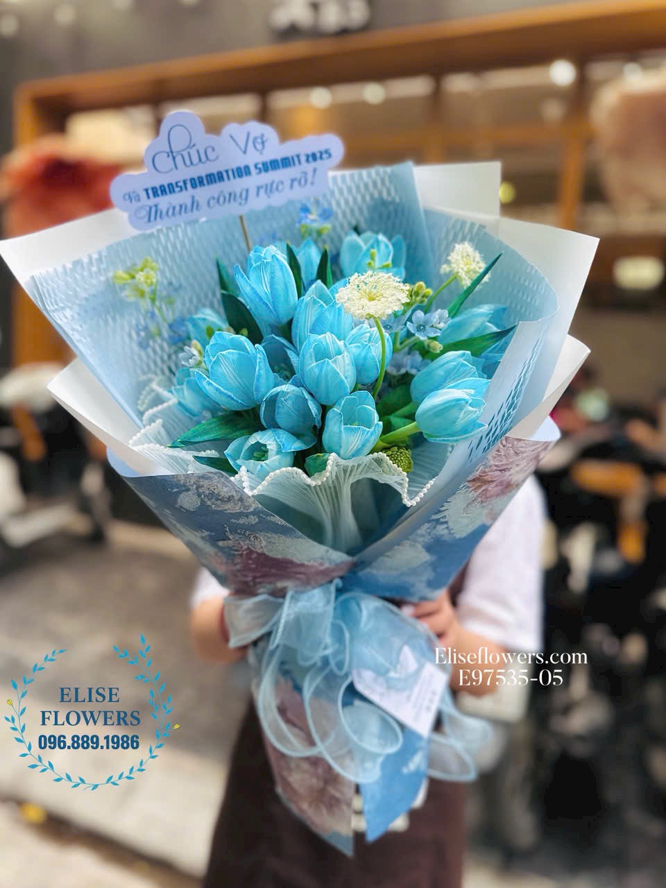Hoa Tulip Hà Nội. Bó hoa Tulip nhập khẩu Hà Lan. Địa chỉ mua hoa Tulip tặng vợ uy tín - Eliseflowers