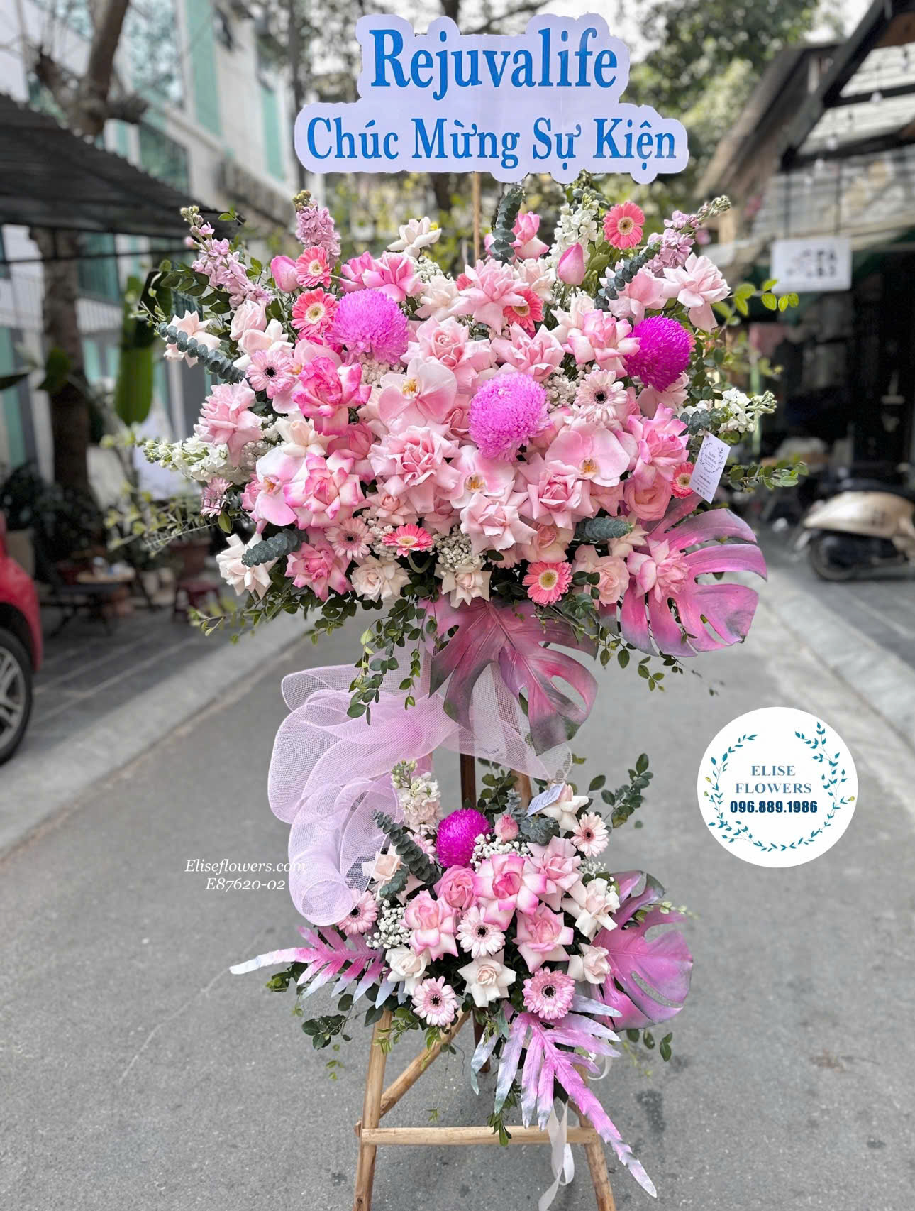 Điện hoa khai trương - Điện hoa khai trương ở Hà Nội.