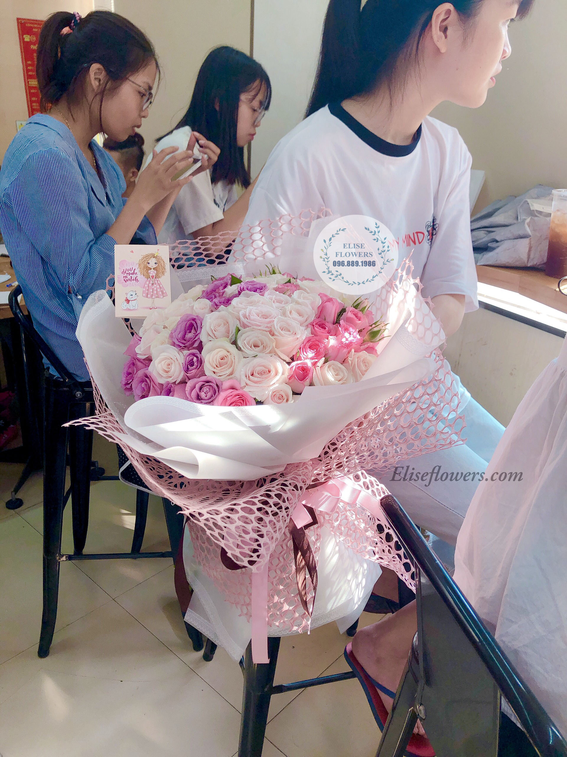 BÓ HOA HỒNG ĐẸP - BÓ HOA CHÚC MỪNG SINH NHẬT ĐẸP - SHOP HOA TƯƠI HÀ NỘI - ĐIỆN HOA HÀ NỘI