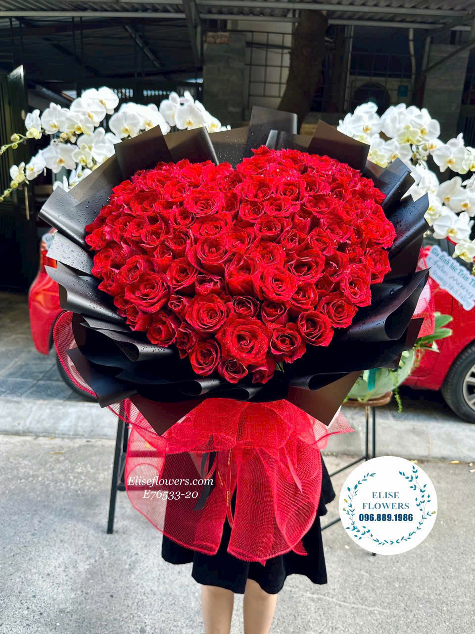 Mua hoa hồng đỏ đẹp ở Hà Nội. Điện hoa hồng đỏ đẹp