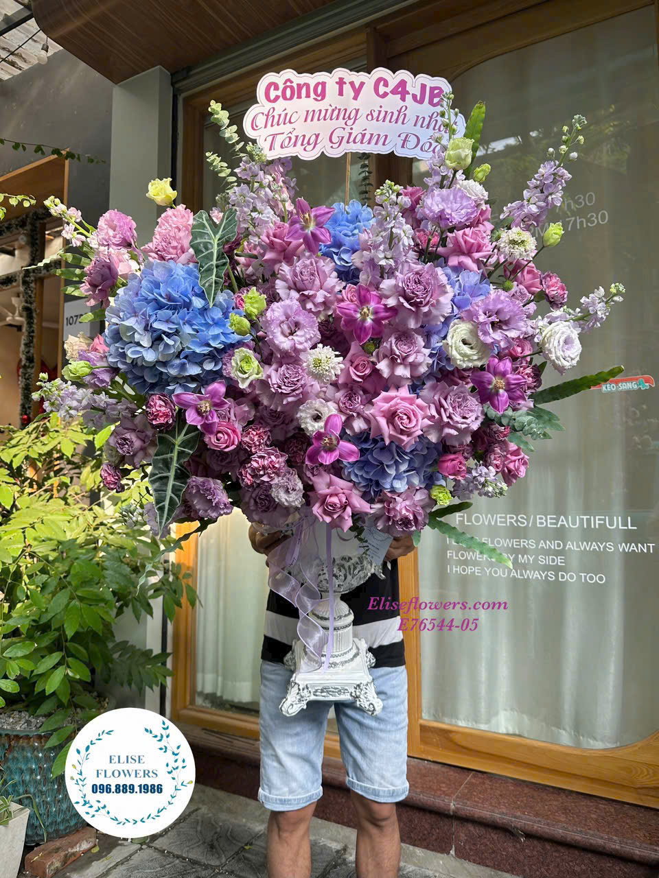 Điện hoa tặng sinh nhật sếp nữ. Đặt hoa sinh nhật sếp nữ tại Hà Nội