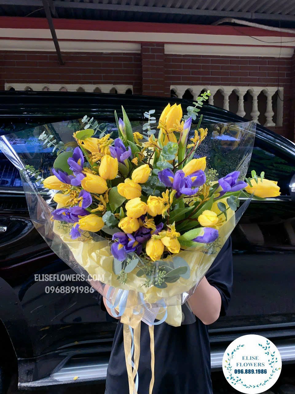 Bó hoa chúc mừng sinh nhật cao cấp . Điện hoa sinh nhật đẹp ở Cầu Giấy - Hà Nội