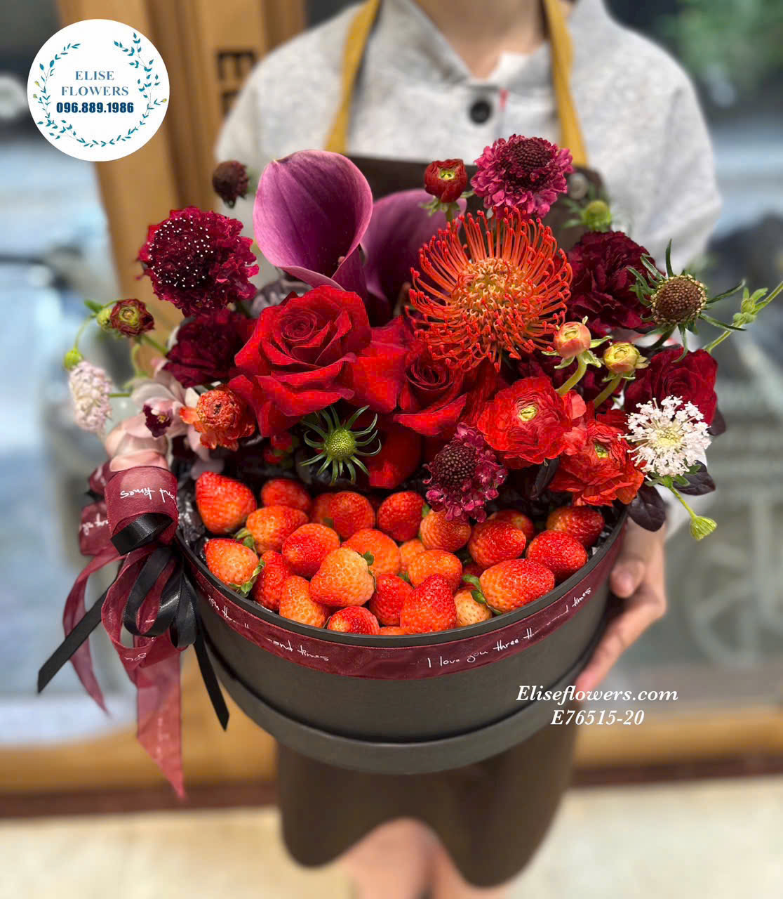 Hộp hoa quả tươi nhập khẩu cao cấp. Hộp hoa quả tặng thầy cô ngày 20-11