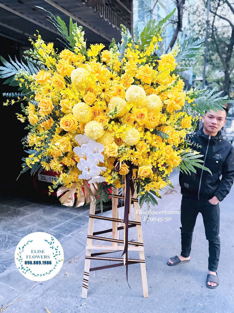 Kệ hoa khai trương cao cấp tại Hà Nội. Điện hoa khai trương tại Hà Nội