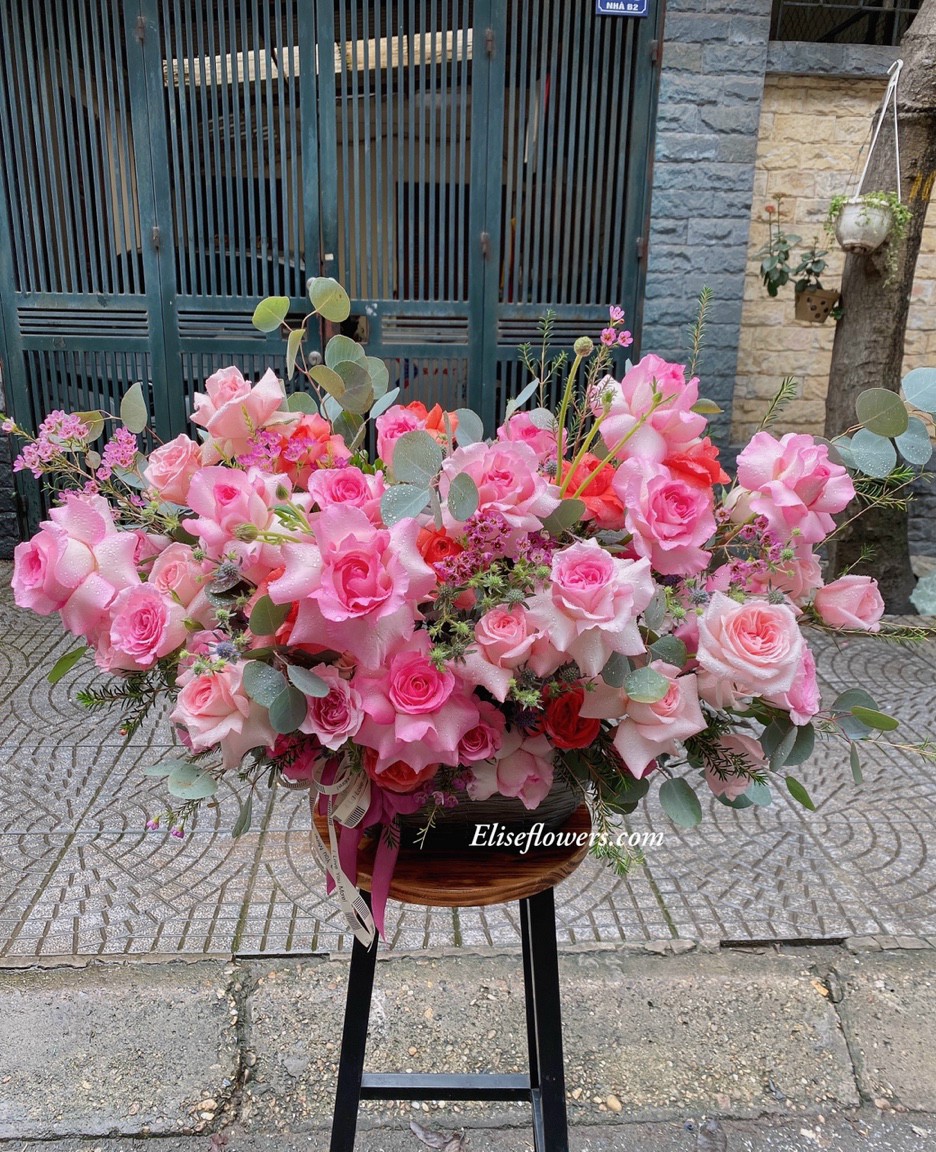 Giỏ hoa sinh nhật đẹp ở Hà Nội. HOA SINH NHẬT ĐẸP ở quận Đống Đa, Hà Nội
