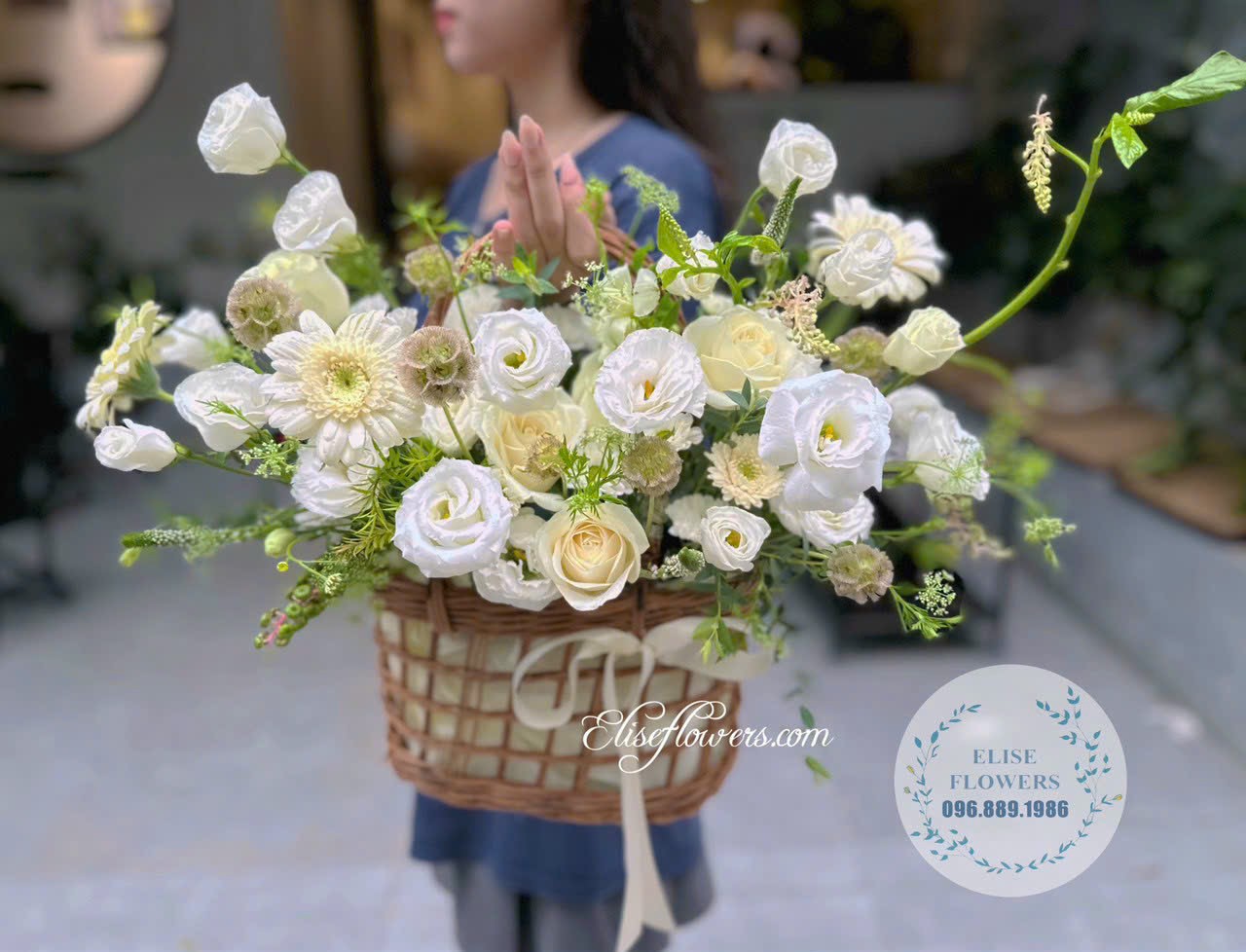 Giỏ hoa tươi chúc mừng sinh nhật đẹp | Điện hoa sinh nhật Giá Rẻ tại quận Hoàn Kiếm
