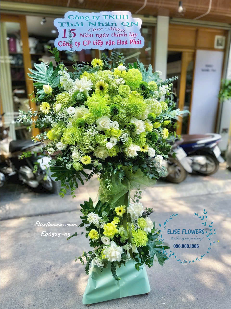 Hoa chúc mừng. Kệ hoa chúc mừng ngày thành lập công ty đẹp, sang. Eliseflowers
